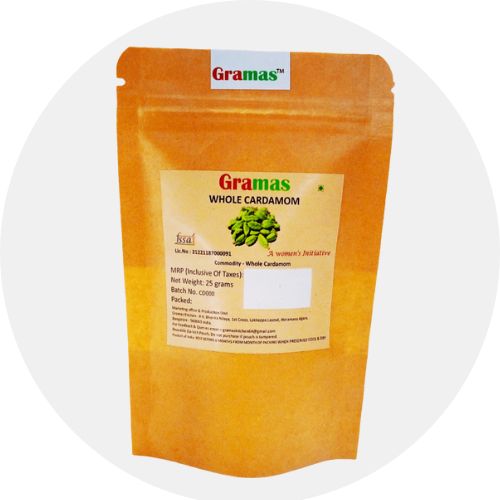 Gramas Whole Cardamom